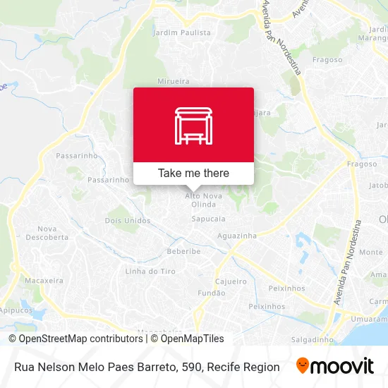 Rua Nelson Melo Paes Barreto, 590 map