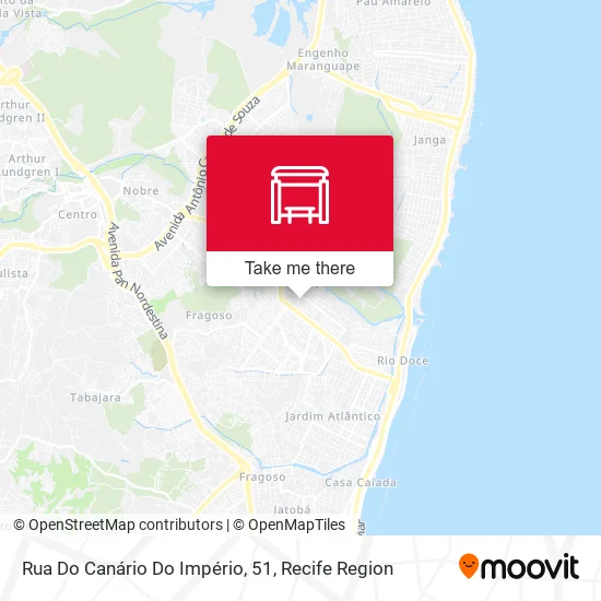 Rua Do Canário Do Império, 51 map