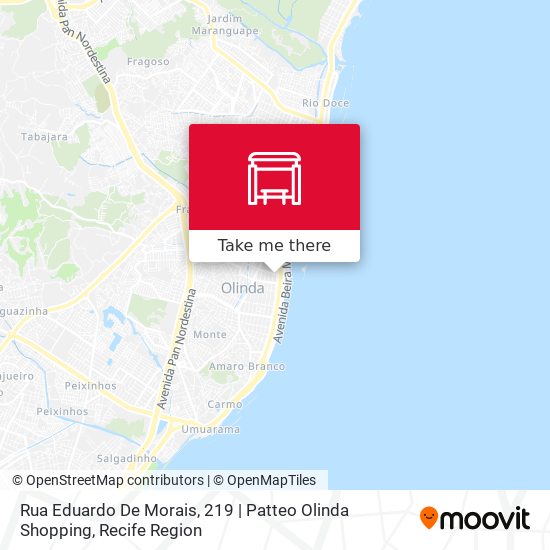 Rua Eduardo De Morais, 219 | Patteo Olinda Shopping map