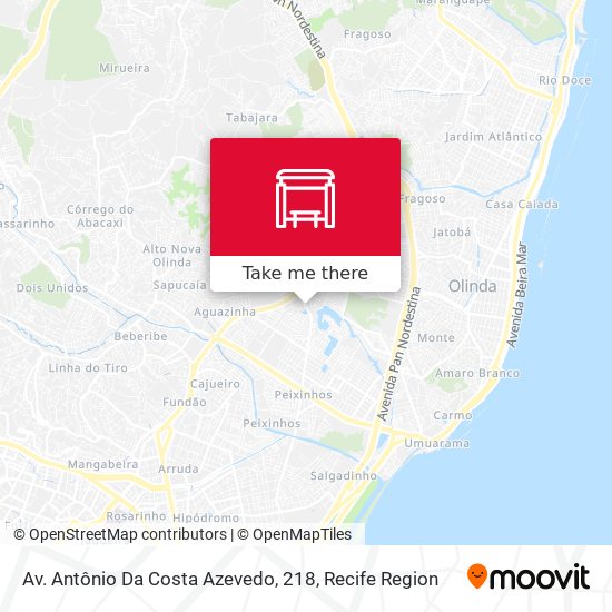 Av. Antônio Da Costa Azevedo, 218 map