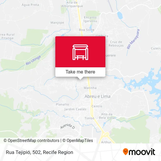 Rua Tejipió, 502 map