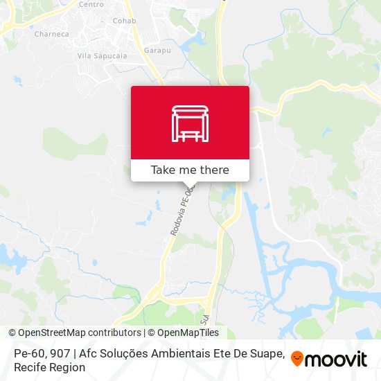 Pe-60, 907 | Afc Soluções Ambientais Ete De Suape map