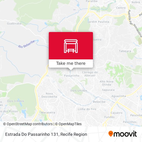 Estrada Do Passarinho 131 map