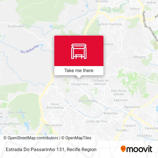 Estrada Do Passarinho 131 map