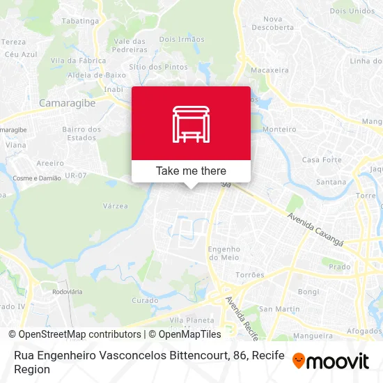Rua Engenheiro Vasconcelos Bittencourt, 86 map