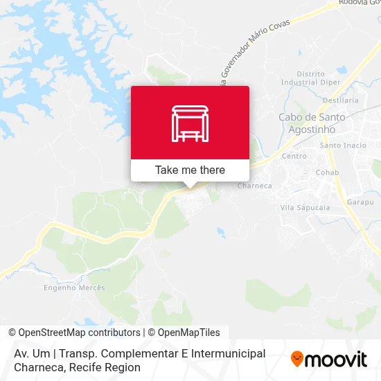 Av. Um | Transp. Complementar E Intermunicipal Charneca map
