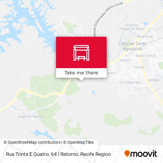 Rua Trinta E Quatro, 64 | Retorno map
