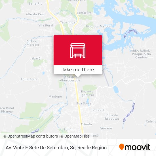 Av. Vinte E Sete De Setembro, Sn map