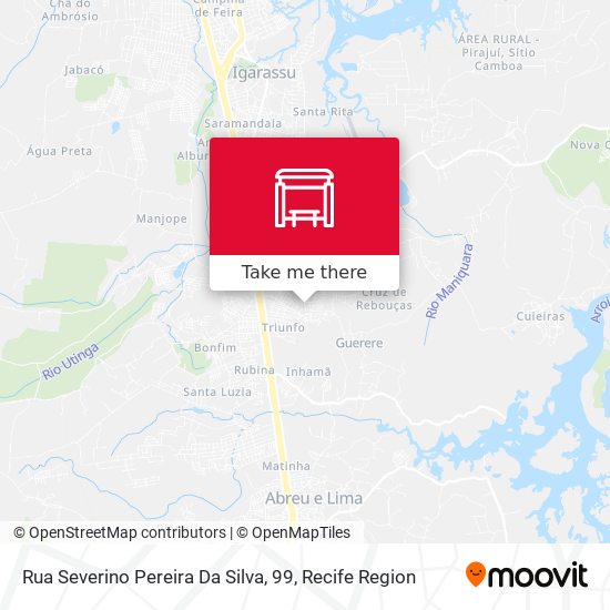 Rua Severino Pereira Da Silva, 99 map