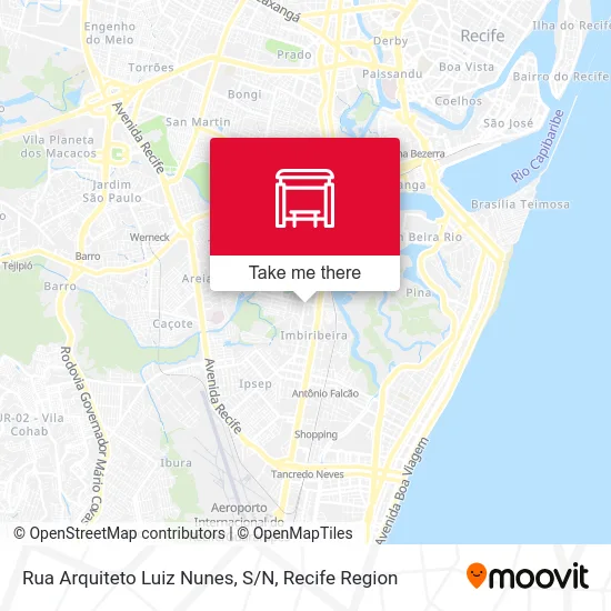 Rua Arquiteto Luiz Nunes, S/N map