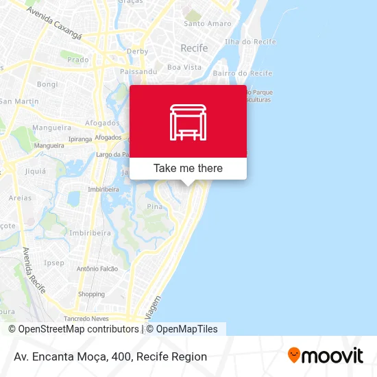 Av. Encanta Moça, 400 map