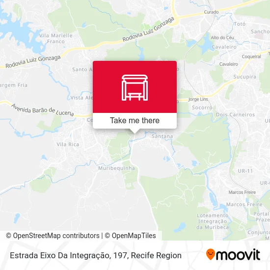 Estrada Eixo Da Integração, 197 map