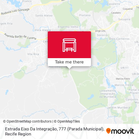 Estrada Eixo Da Integração, 777 (Parada Municipal) map