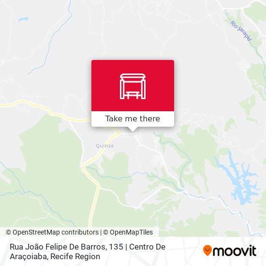 Rua João Felipe De Barros, 135 | Centro De Araçoiaba map