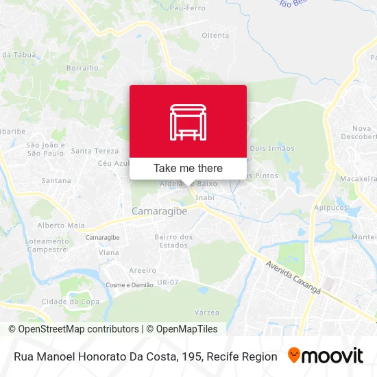 Rua Manoel Honorato Da Costa, 195 map