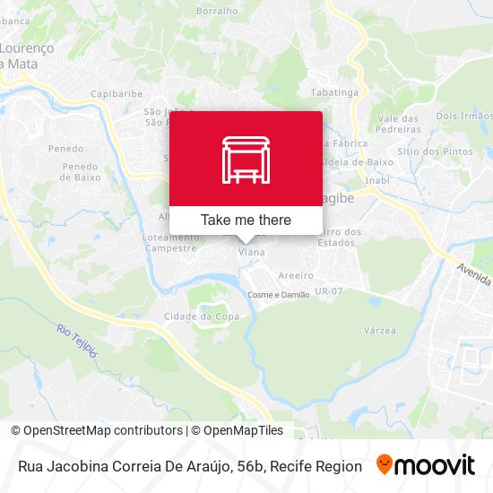 Rua Jacobina Correia De Araújo, 56b map