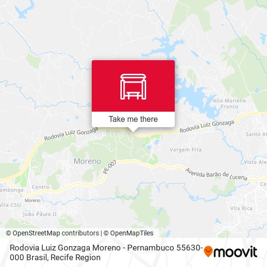 Rodovia Luiz Gonzaga Moreno - Pernambuco 55630-000 Brasil map
