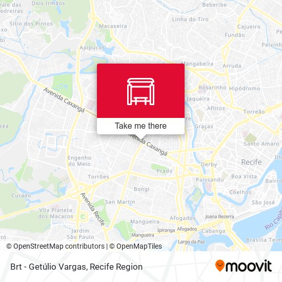 Brt - Getúlio Vargas map