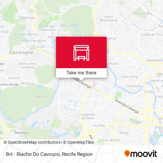 Mapa Brt - Riacho Do Cavouco