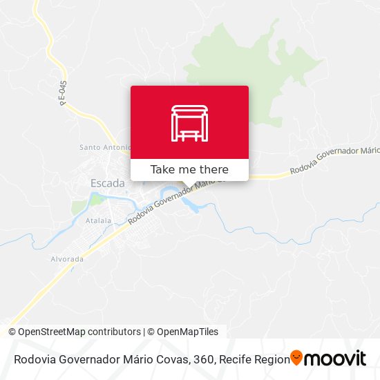 Mapa Rodovia Governador Mário Covas, 360