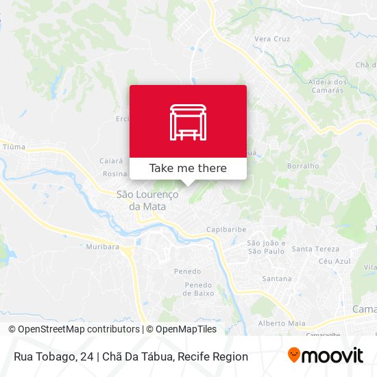 Rua Tobago, 24 | Chã Da Tábua map
