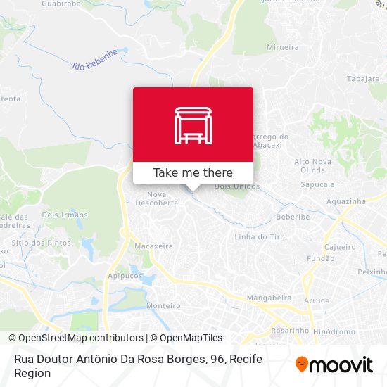 Rua Doutor Antônio Da Rosa Borges, 96 map