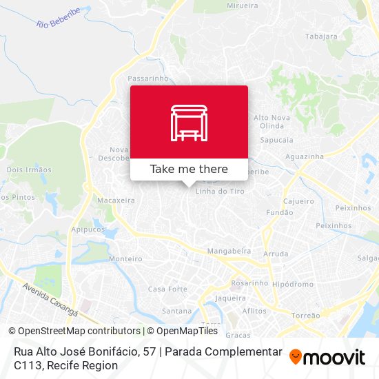 Rua Alto José Bonifácio, 57 | Parada Complementar C113 map