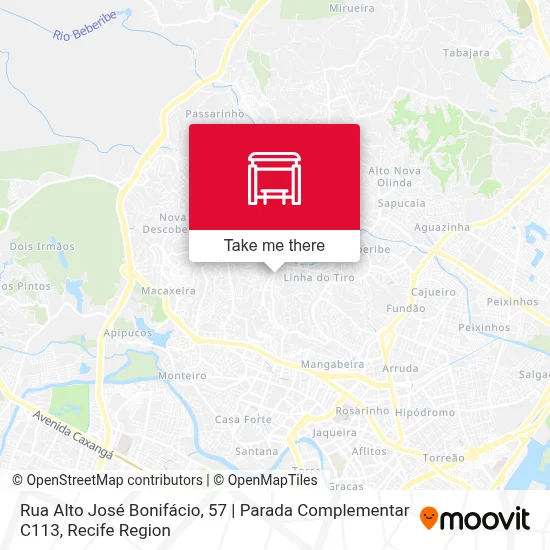 Rua Alto José Bonifácio, 57 | Parada Complementar C113 map