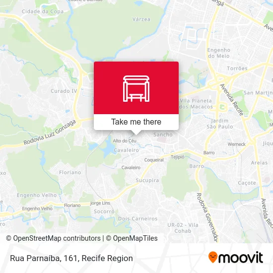 Rua Parnaíba, 161 map