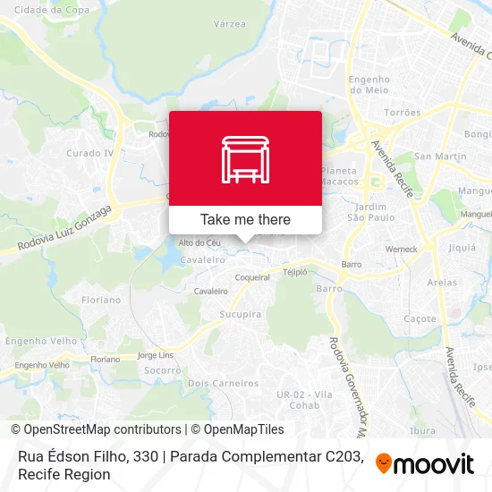 Rua Édson Filho, 330 | Parada Complementar C203 map