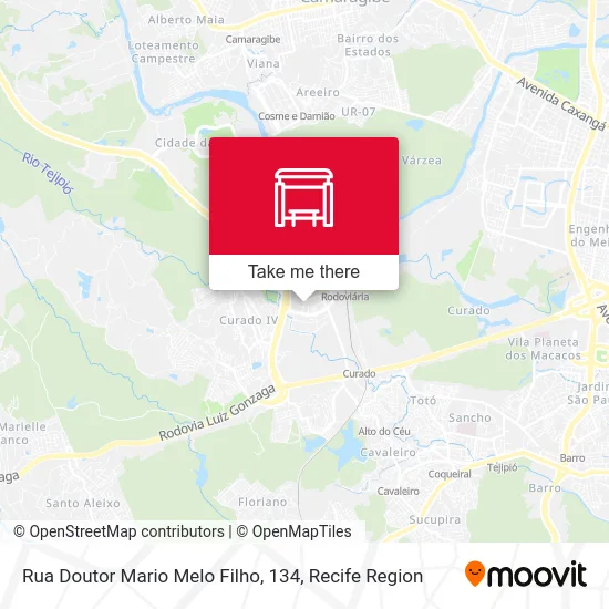 Rua Doutor Mario Melo Filho, 134 map