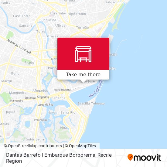 Mapa Dantas Barreto | Embarque Borborema