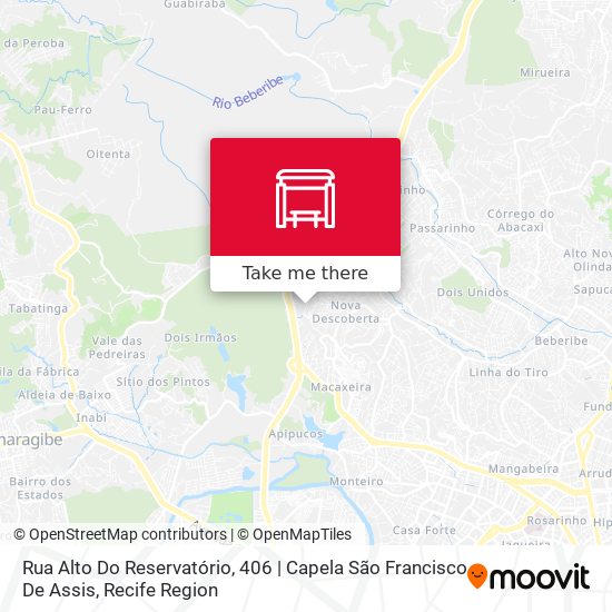 Rua Alto Do Reservatório, 406 | Capela São Francisco De Assis map