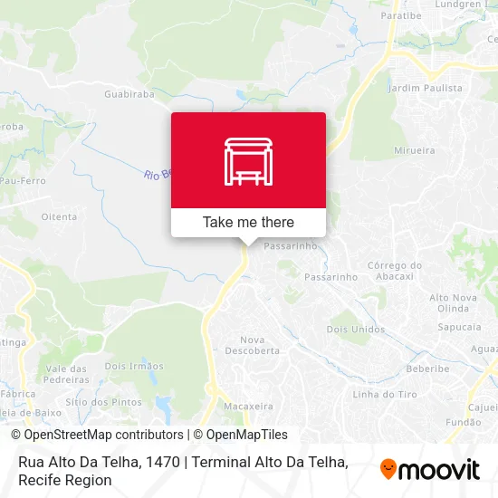 Rua Alto Da Telha, 1470 | Terminal Alto Da Telha map