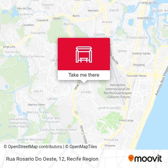 Rua Rosario Do Oeste, 12 map