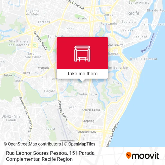 Rua Leonor Soares Pessoa, 15 | Parada Complementar map
