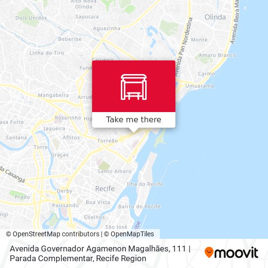 Avenida Governador Agamenon Magalhães, 111 | Parada Complementar map