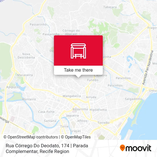 Rua Córrego Do Deodato, 174 | Parada Complementar map