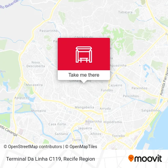 Terminal Da Linha C119 map