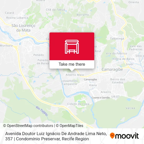 Avenida Doutor Luiz Ignácio De Andrade Lima Neto, 357 | Condomínio Preservar map