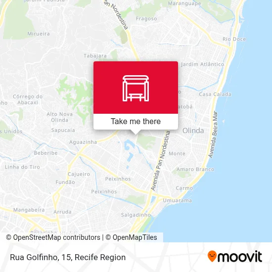 Rua Golfinho, 15 map