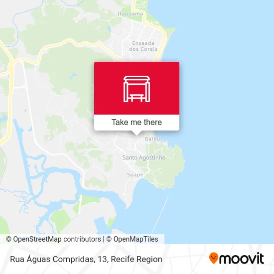 Rua Águas Compridas, 13 map