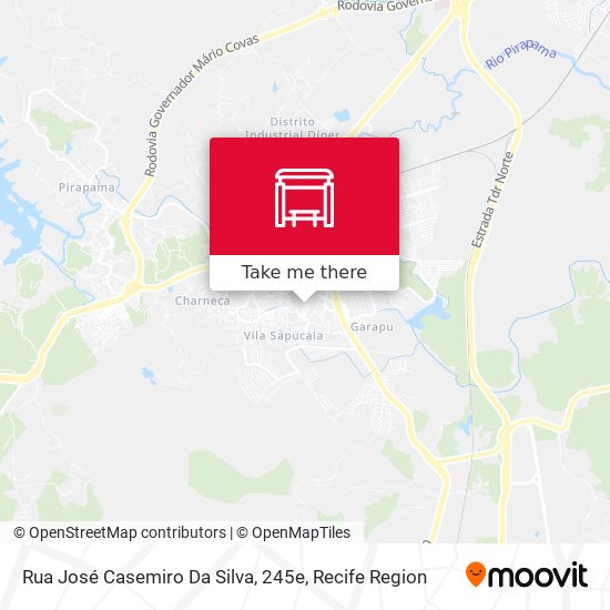 Rua José Casemiro Da Silva, 245e map