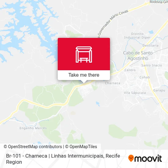 Br-101 - Charneca | Linhas Intermunicipais map