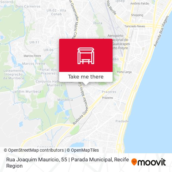 Rua Joaquim Maurício, 55 | Parada Municipal map