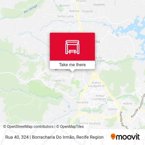 Rua 40, 324 | Borracharia Do Irmão map