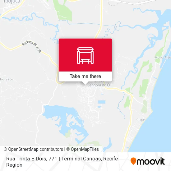 Rua Trinta E Dois, 771 | Terminal Canoas map