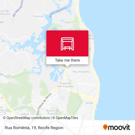 Rua Romênia, 19 map