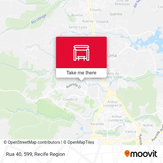 Rua 40, 599 map