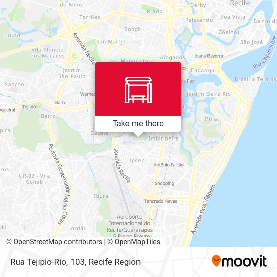 Rua Tejipio-Rio, 103 map